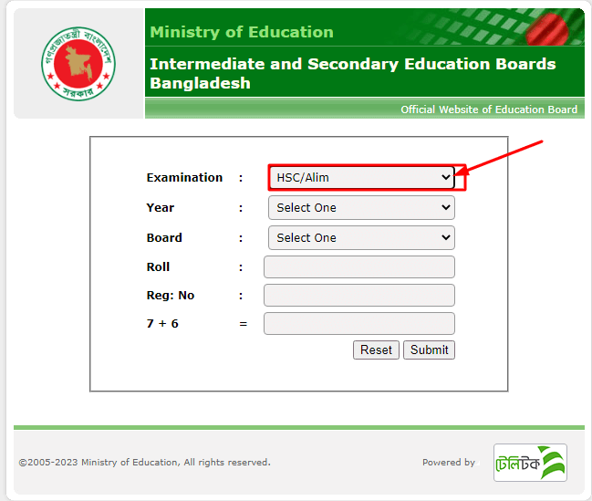 Alim Result