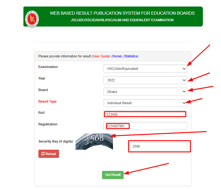 HSC Result 2023 with full marksheet 