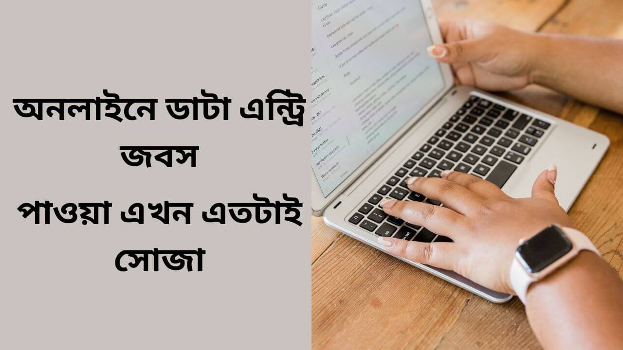 অনলাইনে ডাটা এন্ট্রি জবস পাওয়া এখন এতটাই সোজা