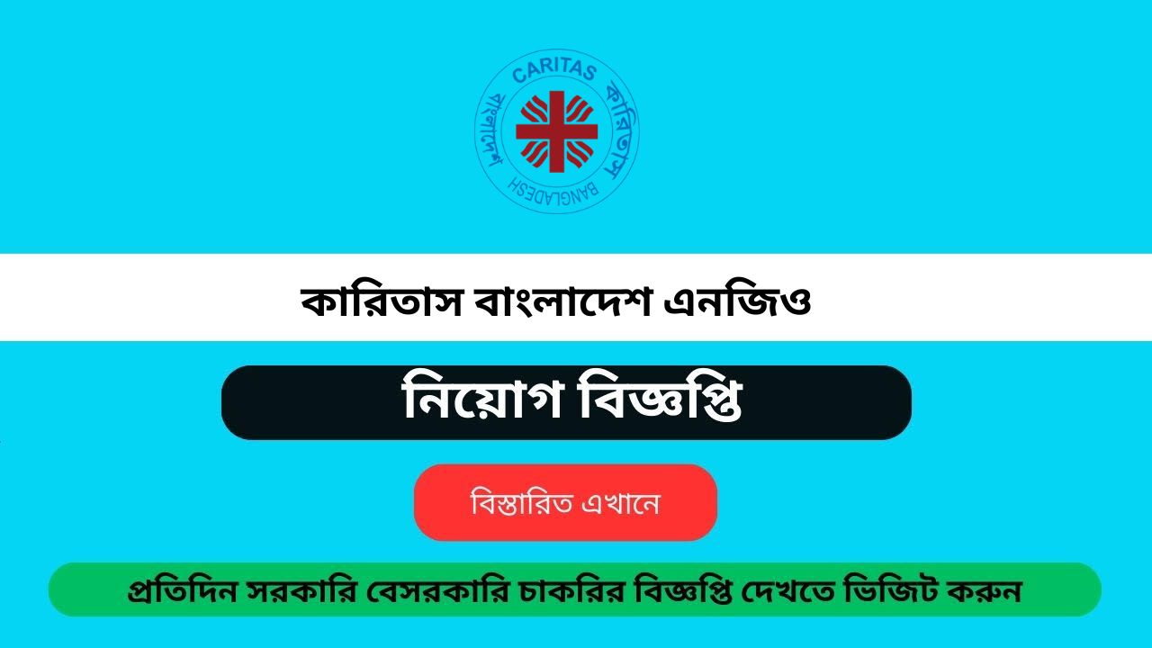 Caritas Bangladesh NGO Job Circular